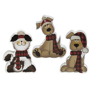 Chunky Christmas Puppy  (3 Count Assortment)