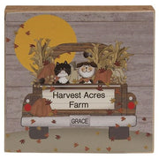 The Boo Crew Pet Truck 4" Square Block  (2 Count Assortment)