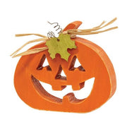 Cutout Jack O Lantern Chunky Sitters (Set of 3)
