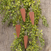 Primitive Wooden Carrot Ornaments (Set of 5)