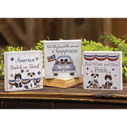 United We Stand Square Block  (3 Count Assortment)
