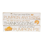 Pumpkin Pie Mini Stick  (3 Count Assortment)