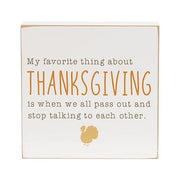 Friendsgiving Square Block  (3 Count Assortment)