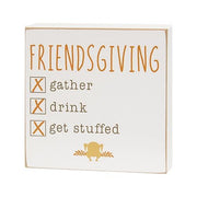 Friendsgiving Square Block  (3 Count Assortment)