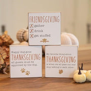 Friendsgiving Square Block  (3 Count Assortment)