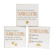 Friendsgiving Square Block  (3 Count Assortment)
