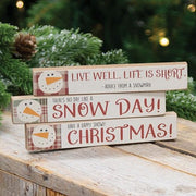 Snowman Advice Mini Stick  (3 Count Assortment)