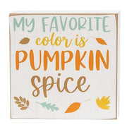Pumpkin Spice Everything Square Block  (3 Count Assortment)