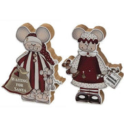 Waiting For Santa Chunky Mouse  (2 Count Assortment)