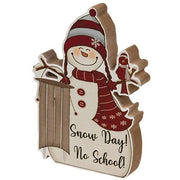 Candy Cane Wishes Chunky Snowman  (2 Count Assortment)