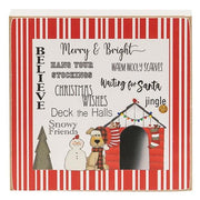 Snowy Friends Square Block  (3 Count Assortment)