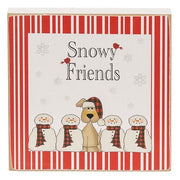Snowy Friends Square Block  (3 Count Assortment)