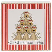 Friends Make Life Merrier Square Block  (3 Count Assortment)