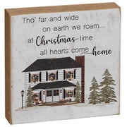 Winter Time House Square Block  (2 Count Assortment)