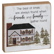 Joy of Family House Square Block  (2 Count Assortment)
