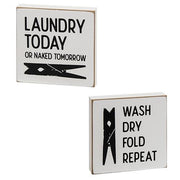 Laundry Today Block  (2 Count Assortment)