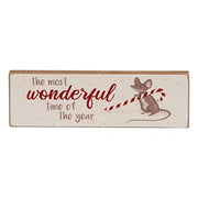 Silent Night Mouse Skinny Block  (3 Count Assortment)