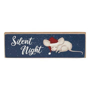 Silent Night Mouse Skinny Block  (3 Count Assortment)
