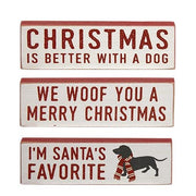Better With A Dog Thin Mini Block  (3 Count Assortment)