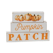 Pumpkin Patch Blocks (Set of 3)