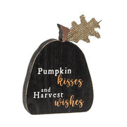 Rustic Fall Words Pumpkin Blocks (Set of 3)