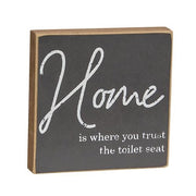 Live - Laugh - Poop Square Block  (3 Count Assortment)