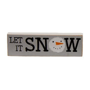 In the Meadow Snowman Face Skinny Block  (2 Count Assortment)