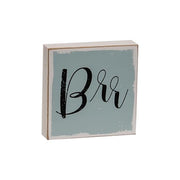 Snow Place Like Home Snowman & Blocks (Set of 3)