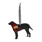 Santa Paws Labrador Ornament