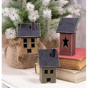 Saltbox House Ornament  (3 Count Assortment)
