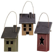 Saltbox House Ornament  (3 Count Assortment)