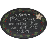 Our Cookies Are Better Oval Plate