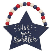 Beaded Patriotic Star Ornament  (3 Count Assortment)