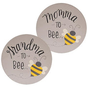 Momma or Grandma to Bee Plate  (2 Count Assortment)