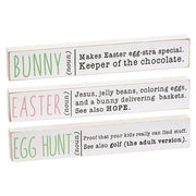 Easter Definition Mini Stick  (3 Count Assortment)