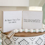 Fun Hot Mess Square Block (2 Count Assortment)