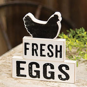 Fresh Eggs Stacking Blocks (Set of 3)