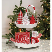 Hot Cocoa For Santa Chunky Cup Sitters (Set of 2)