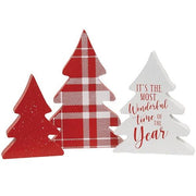 Most Wonderful Time Christmas Tree Sitters (Set of 3)