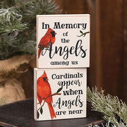 Cardinals Appear Square Block  (2 Count Assortment)