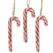 Cozy Sayings Candy Cane Ornament  (3 Count Assortment)