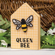 Queen Bee Plaid Block Sitter