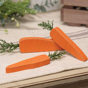 Chunky Wooden Carrot Bundle (Set of 3)