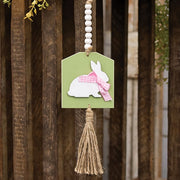 Beaded Sitting Bunny Ornament