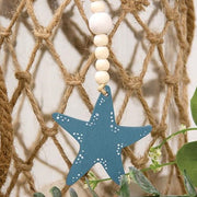 Wooden Beaded Starfish Ornament