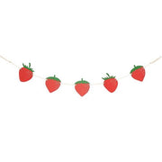 Wooden Strawberry Mini Garland