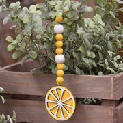Lemon Icon Beaded Ornament