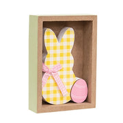 For Peeps Sake Box Sign & Chunky Bunny Sitter (Set of 2)