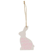 Bunny Words Wooden Ornaments (Set of 3)