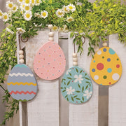 Beaded Deco Easter Egg Ornament  (4 Count Assortment)